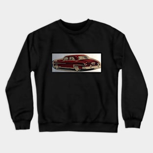 Red car from 50s Crewneck Sweatshirt